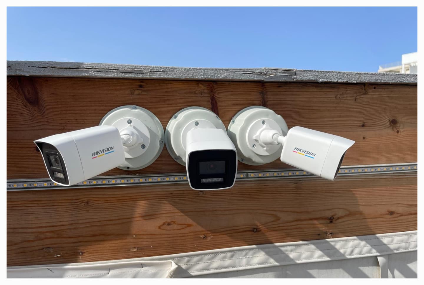 Eyi Elektronik Kıbrıs villa güvenlik kamerası montajı ve kablolama altyapısı